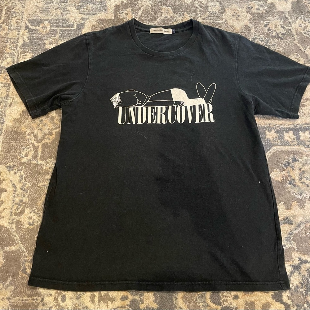 Undercover Black Graphic T-Shirt for Men